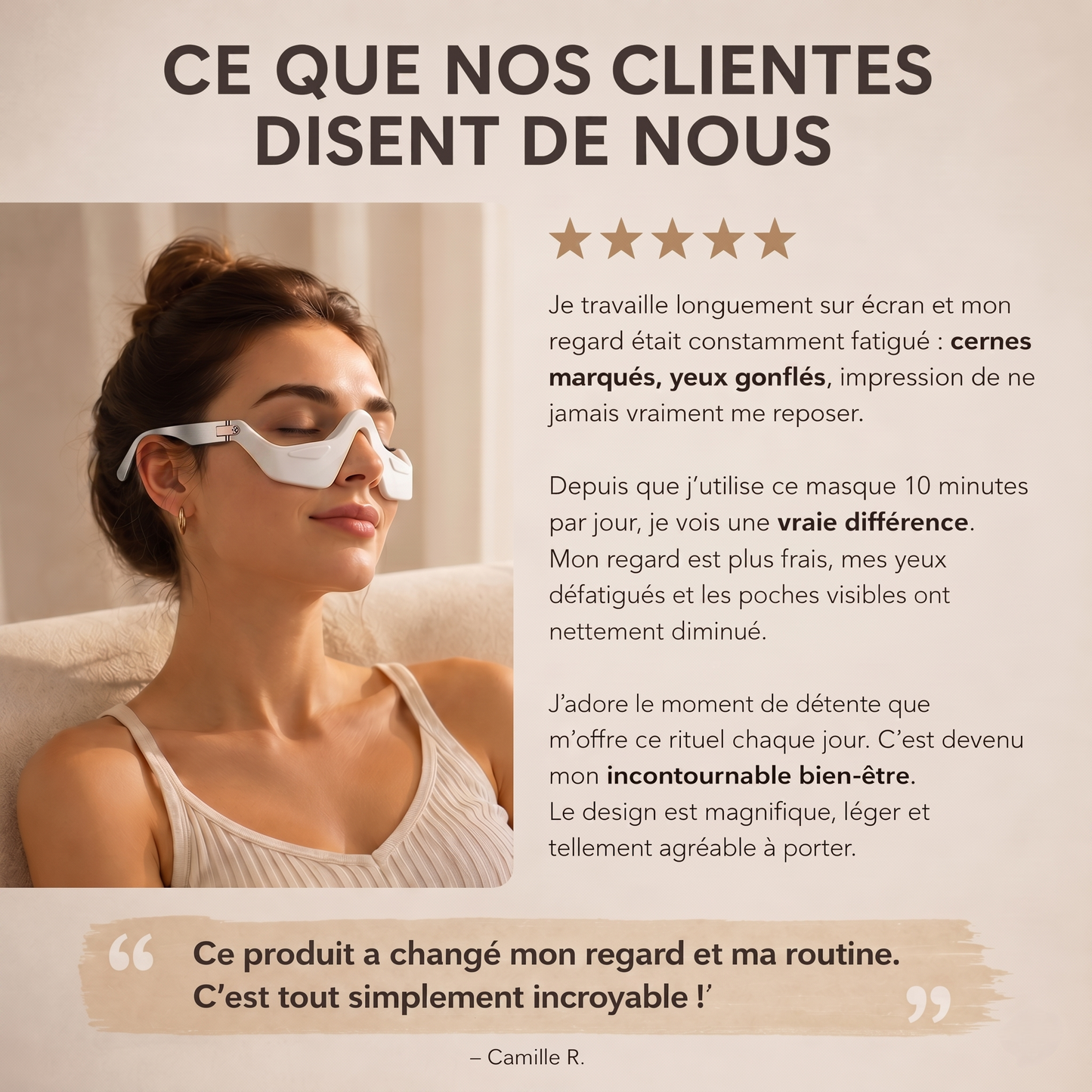 Masque Camalys — Correcteur Cernes & Poches